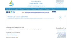 Desktop Screenshot of cruiseshipfires.com